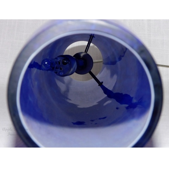 Besa Lighting 1XC-412186-SN TuTu 12V Mini Pendant-Cobalt Blue Cloud-Satin Nickel - Picture 8 of 11